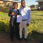 Masungulo Maluleke and Ximunwana scholl principal Eric Baloyi