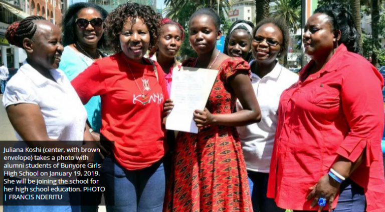 Help, at last, for Kenya Tana River girl who walked long distances to raise school fees