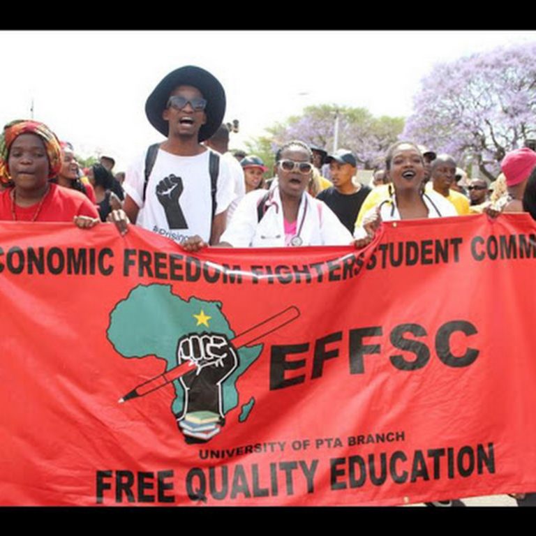 EFF Student Command Threatens To Shut Down UNISA Over Limit Of 20 000 First-time Students