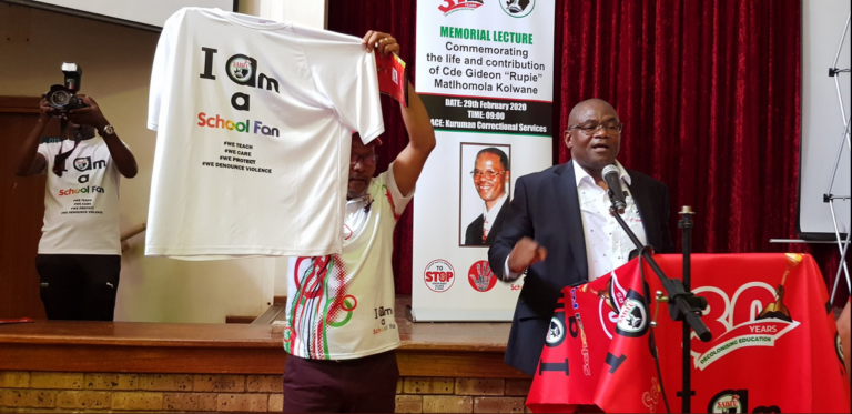 SADTU hosts a workshop for school principals on sexual offences law