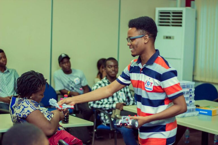 He dropped out of school to learn robotics. Now he’s teaching STEM across Ghana
