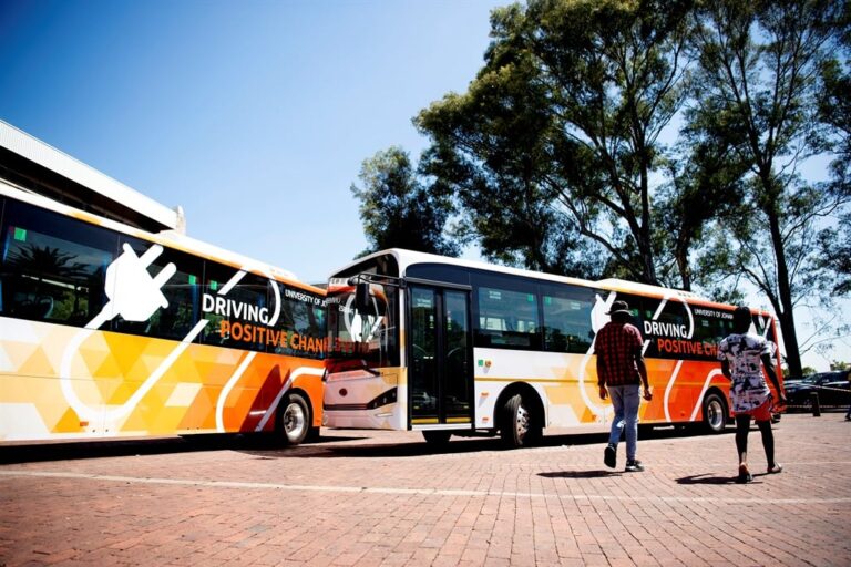 UJ unveils electric buses- a first for a South African university