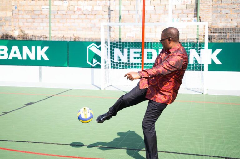 Gauteng Premier and Sports Minister handover Multipurpose Sports Court to Lofentse Girls High School in Orlando
