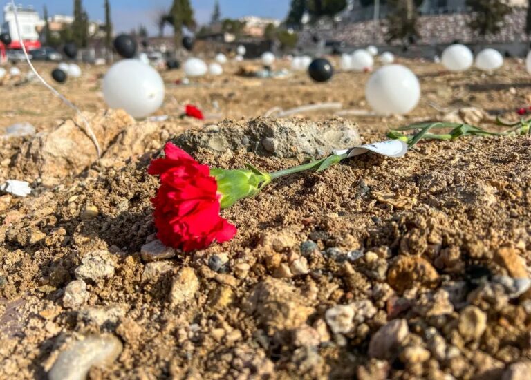 Turkey mourns tens of thousands dead, surrounded by the ruins of last year’s earthquake