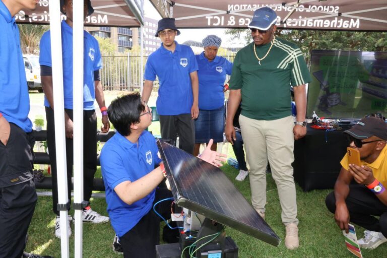 MEC Chiloane praises the skills, partnerships and opportunities of Schools of SoS at Festival