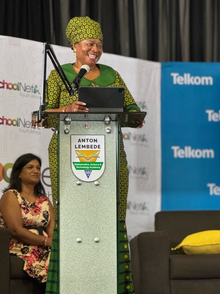 Deputy Minister Mhaule addresses Digital Learning Conference at Anton Lembede MST Academy