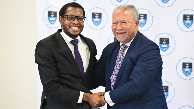 Professor Moshabela was announced as the new UCT VC