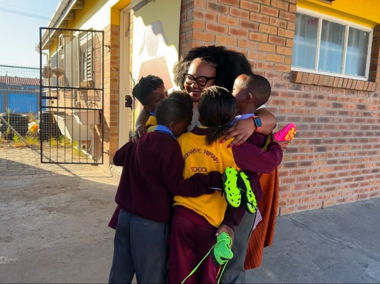 Hundreds of learners receive sports footwear in Cape Town