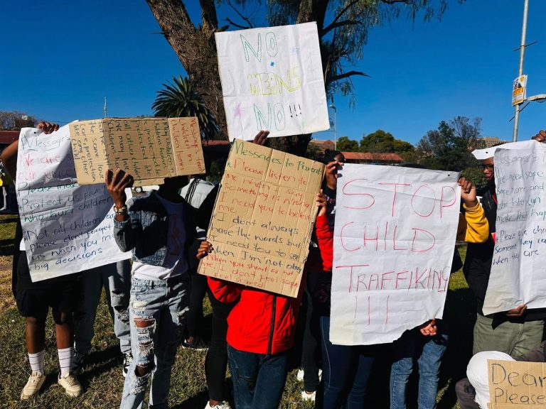 Children march for safety and justice on International Children’s Day