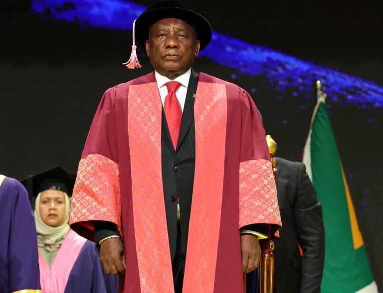 Ramaphosa awarded honorary doctorate by University of Malaya