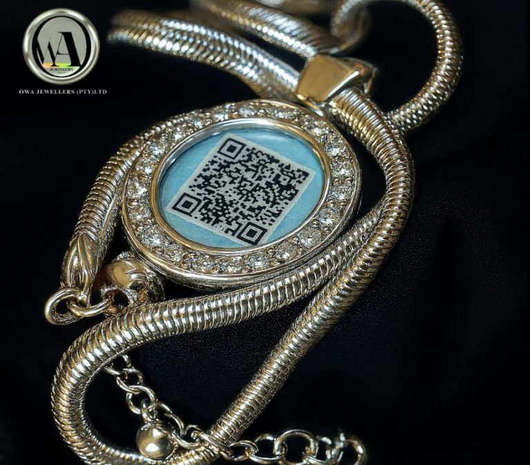 Bloemfontein jeweller creates QR-code pendants to help identify people with dementia