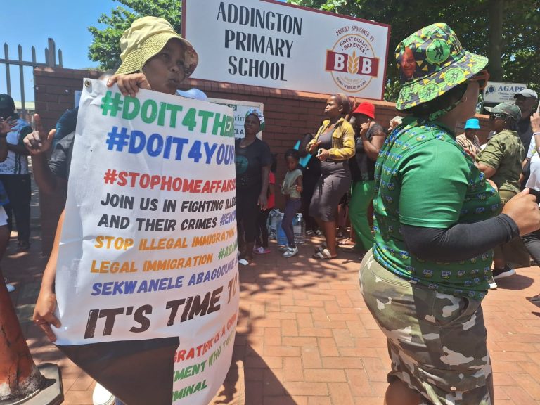 March and March vows to continue disruptions at Addington Primary School until local children are placed