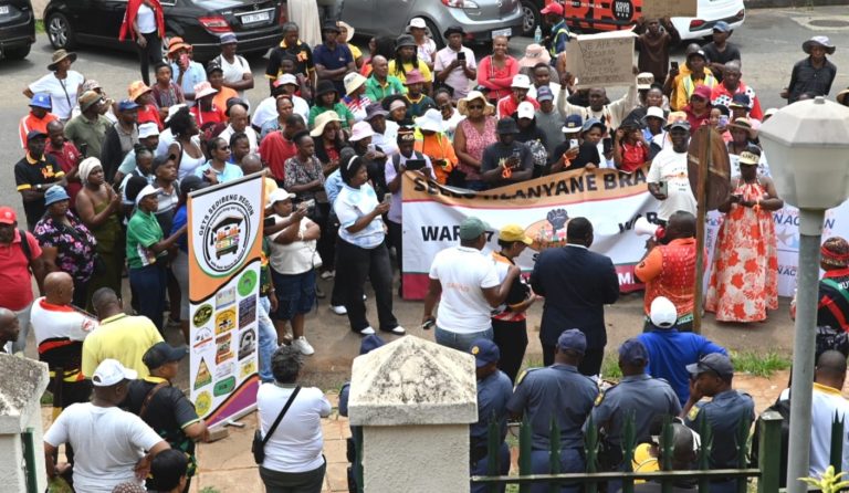 IN PICS: Families demand justice as Ayanda Dludla appears