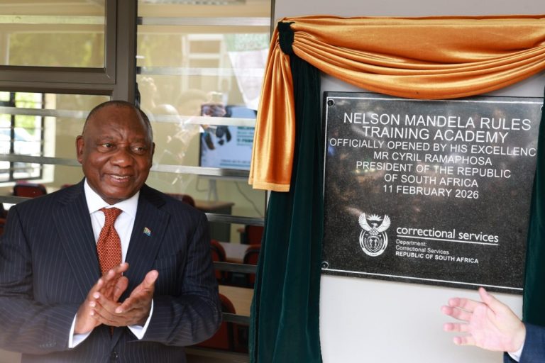 WATCH: Ramaphosa opens Nelson Mandela Rules training academy at Drakenstein prison
